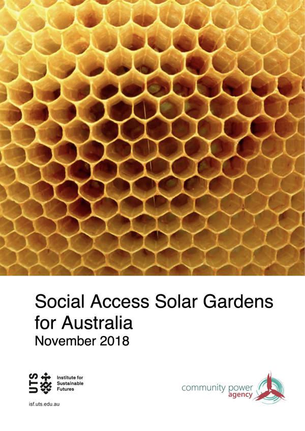 Social Access Solar Gardens for Australia