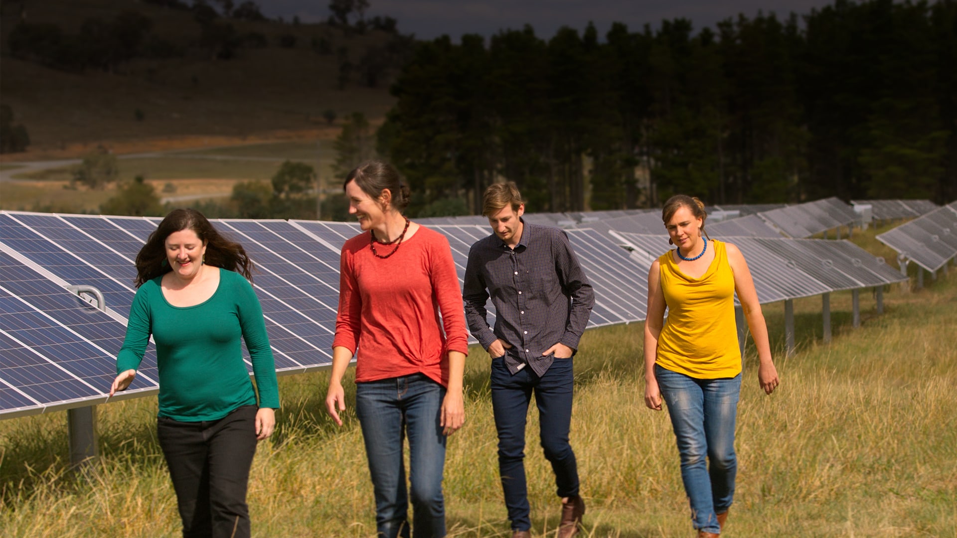 CPA Directors at a community solar farm